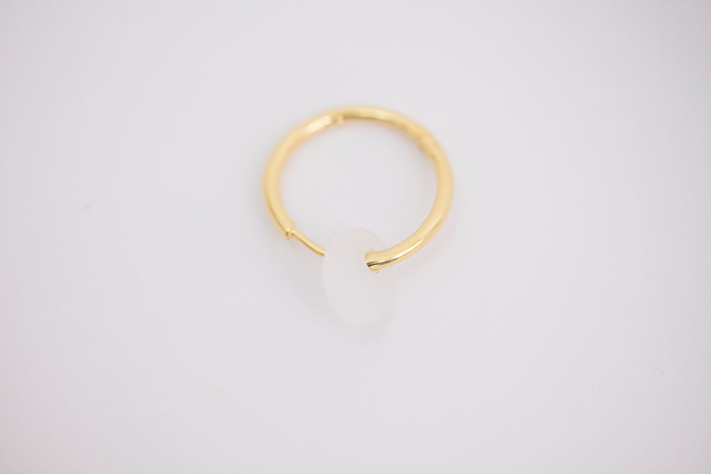 Jade Lucky Buckle Earring